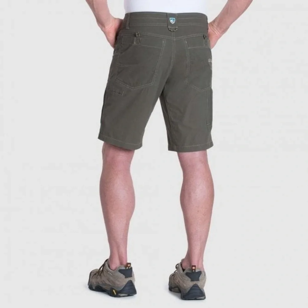 Kuhl Ramblr Vintage Patina Dye Shorts in Olive Drab Brown, Men’s size 38